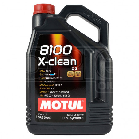 MOTUL 8100 X-clean 5W-40  Da 1L